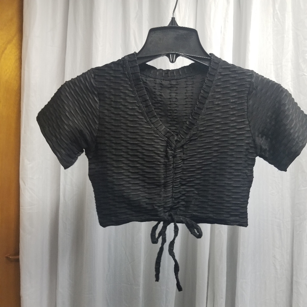 Crop top medium black